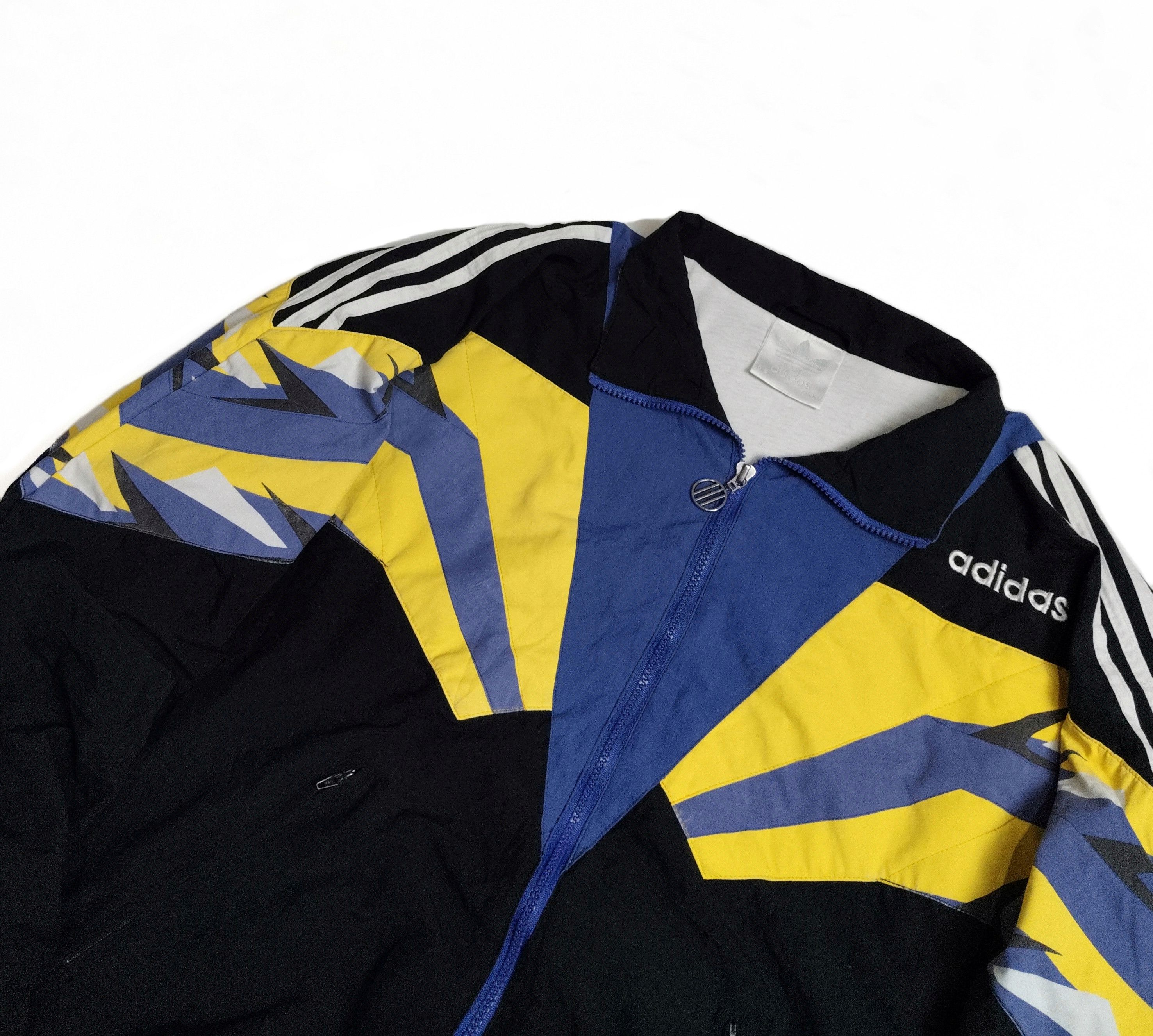 Adidas 💥SOLD💥 Vintage Adidas Geometric Pattern Track Jacket Size US L / EU 52-54 / 3 - 5 Thumbnail