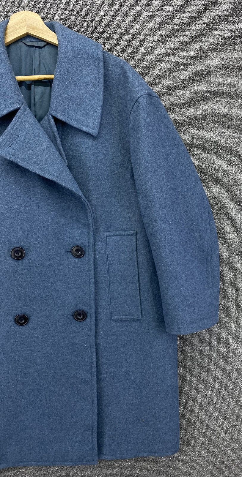 Christophe Lemaire × Lemaire × Uniqlo Lemaire x Uniqlo Double Breasted Wool Coat Long Jacket Size US M / EU 48-50 / 2 - 5 Thumbnail