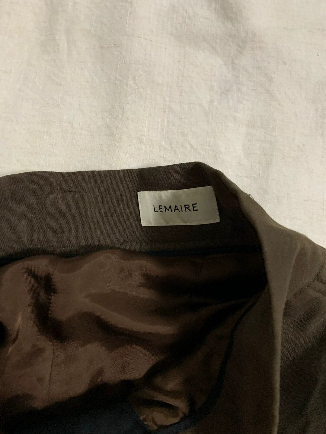Lemaire Lemaire Textured Slouchy Trousers 36 Size 25" / US 0 / IT 36 - 3 Thumbnail