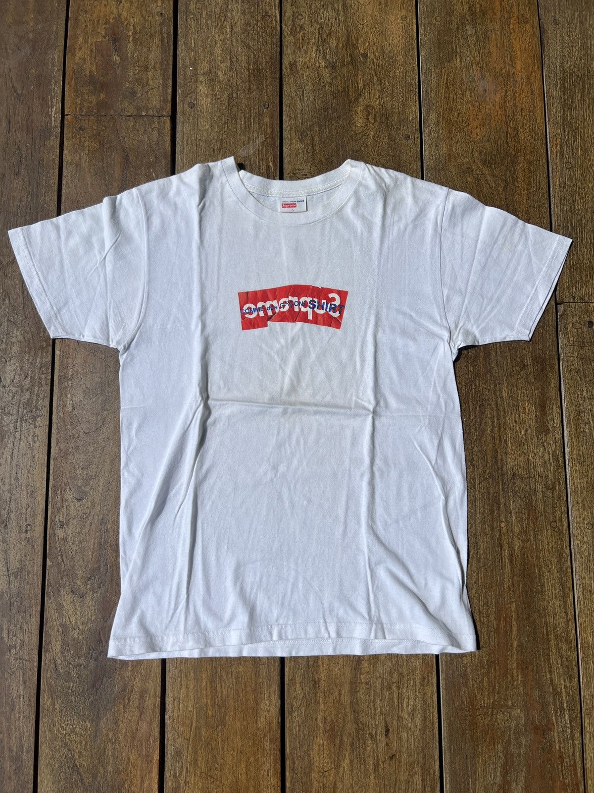 supreme comme des garons コムデギャルソンBoxlogo Supreme Comme Des Garcons SHIRT Box Logo Tee Black Men's