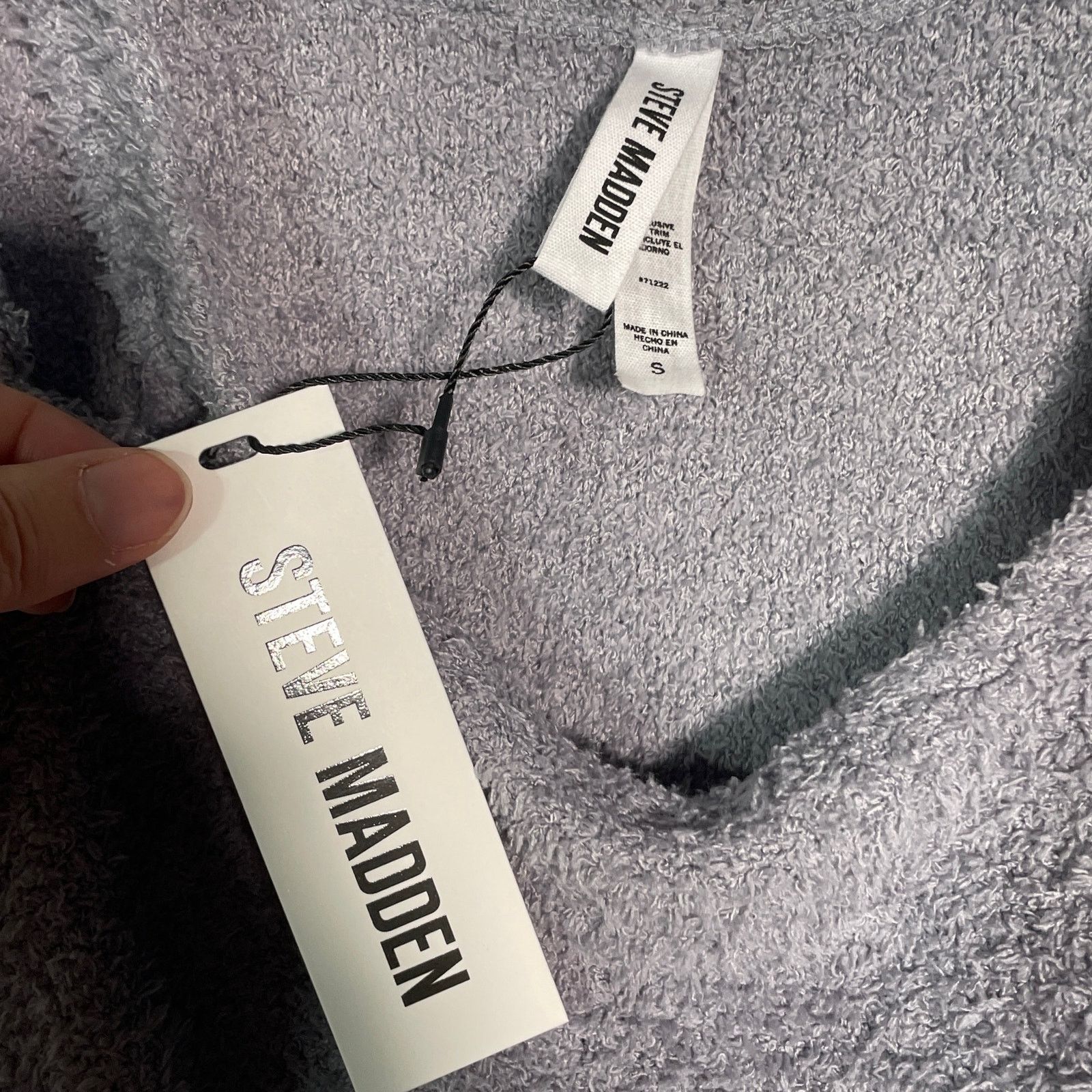 Steve Madden Steve Madden Scoop-Neck Chenille Sleep Tank Top lilac small Size S / US 4 / IT 40 - 6 Thumbnail