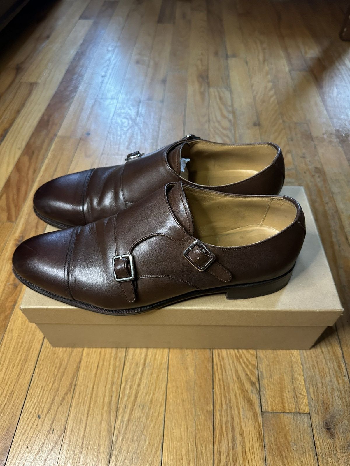 Meermin Meermin Brown monk strap shoes Size US 10 / EU 43 - 2 Thumbnail