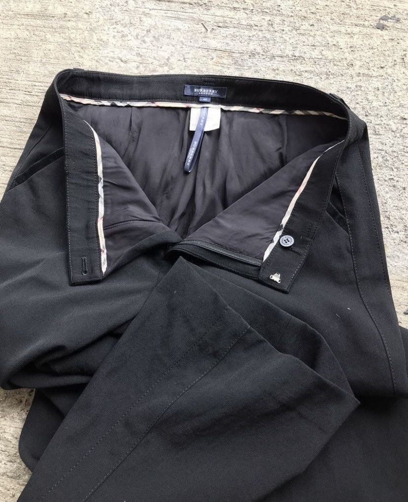 Burberry Burberry London Black Mohair Tuxedo Trousers Pants Size 40 Size US 31 - 6 Thumbnail