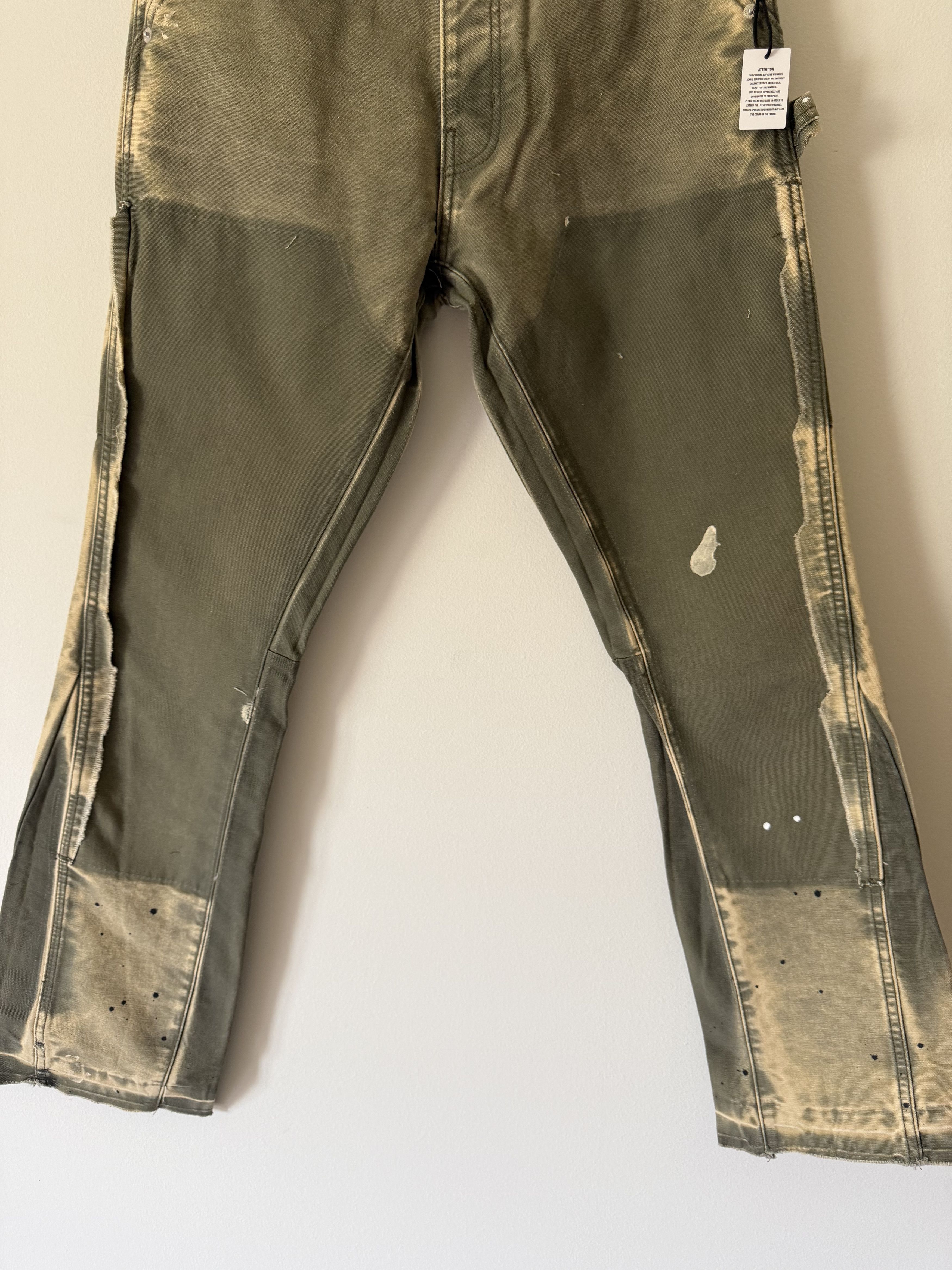 Gallery Dept. Gallery Dept. LA Flare Carpenter Pants in Moss Green Size US 31 - 3 Thumbnail