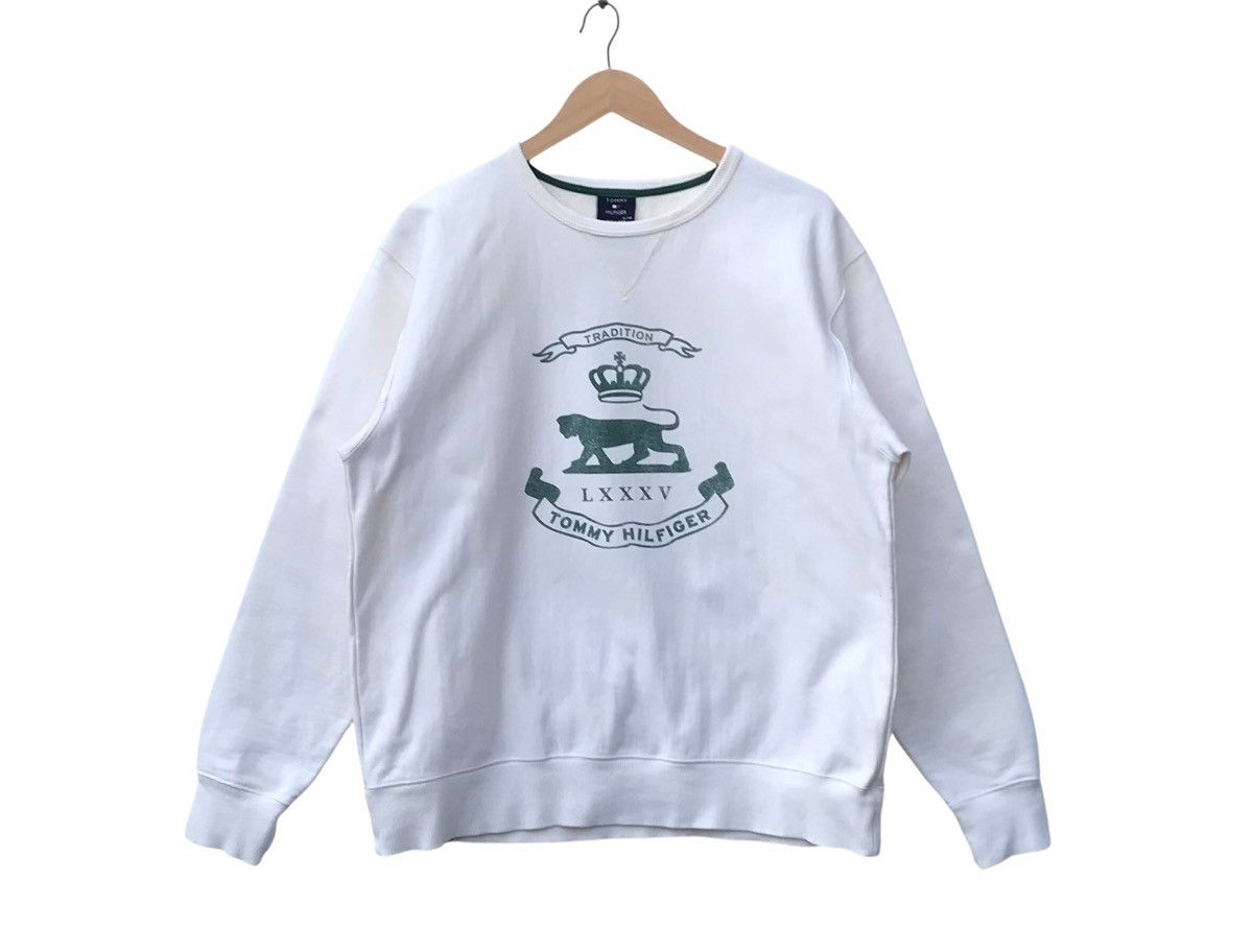 Tommy Hilfiger Vintage Tommy Hilfiger Spellout Pullover Sweatshirt Size US L / EU 52-54 / 3 - 1 Thumbnail