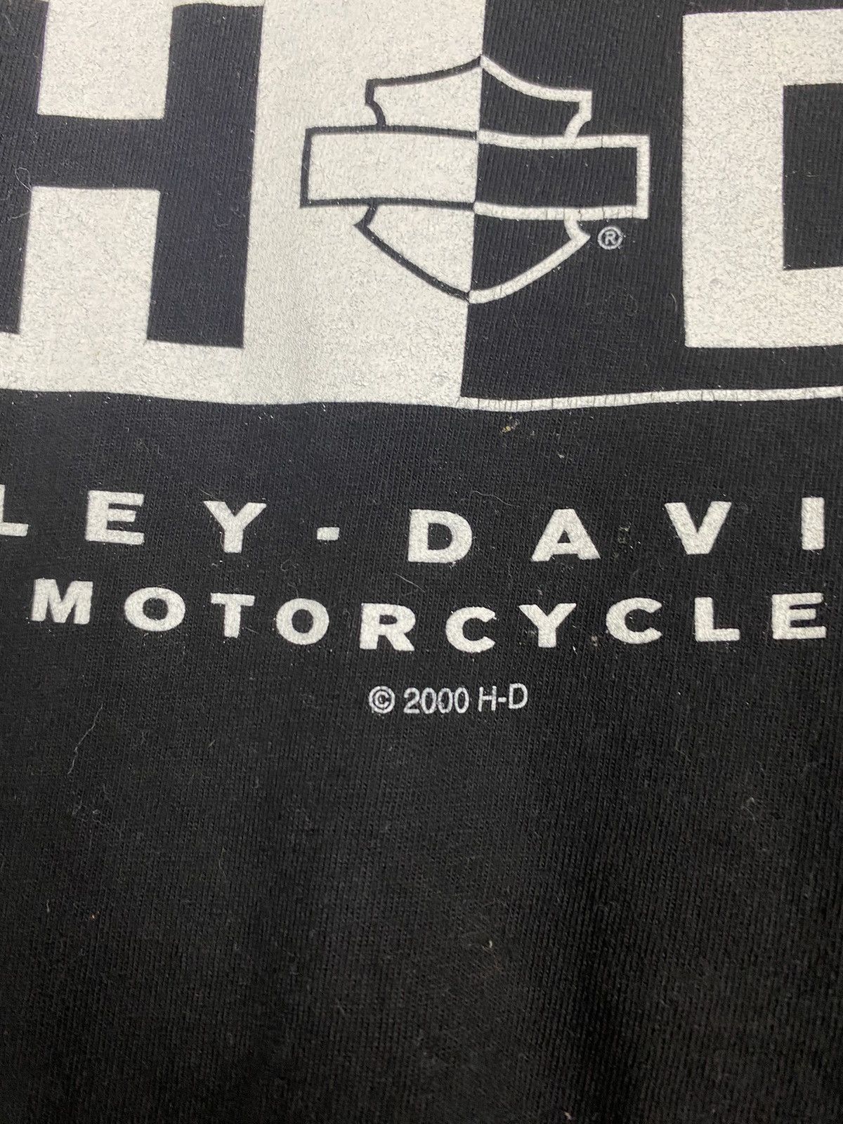 Harley Davidson Vintage Harley Davidson 2000 Black Tee T Shirt y2k Size US M / EU 48-50 / 2 - 3 Thumbnail
