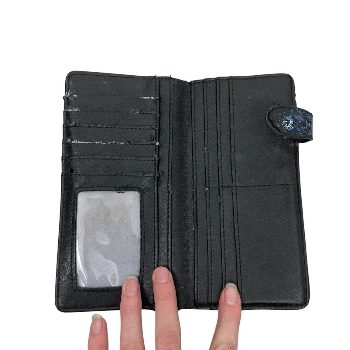Other Shagwear Blue & Green Lizard Mandala Faux Leather Wallet Size ONE SIZE - 6 Thumbnail