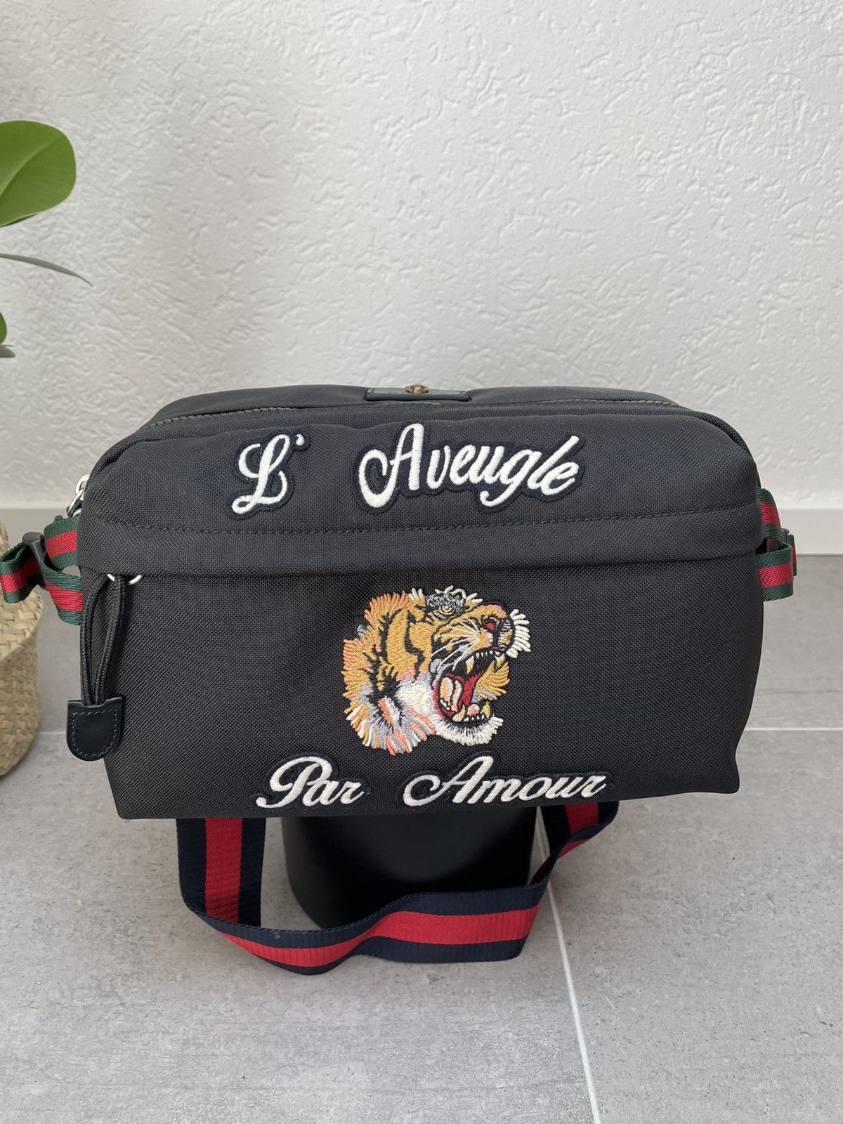 Gucci GUCCI techpack belt bag with embroidery Size ONE SIZE - 1 Thumbnail