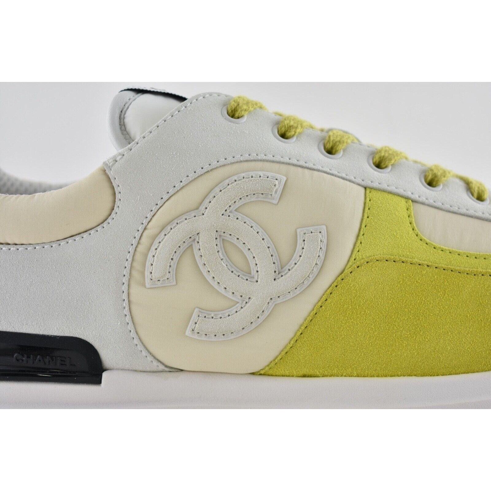 Chanel Chanel 22P Mens Ivory Low Top Lace Up Trainer Sneaker 44 11 Size US 11 / EU 44 - 2 Thumbnail