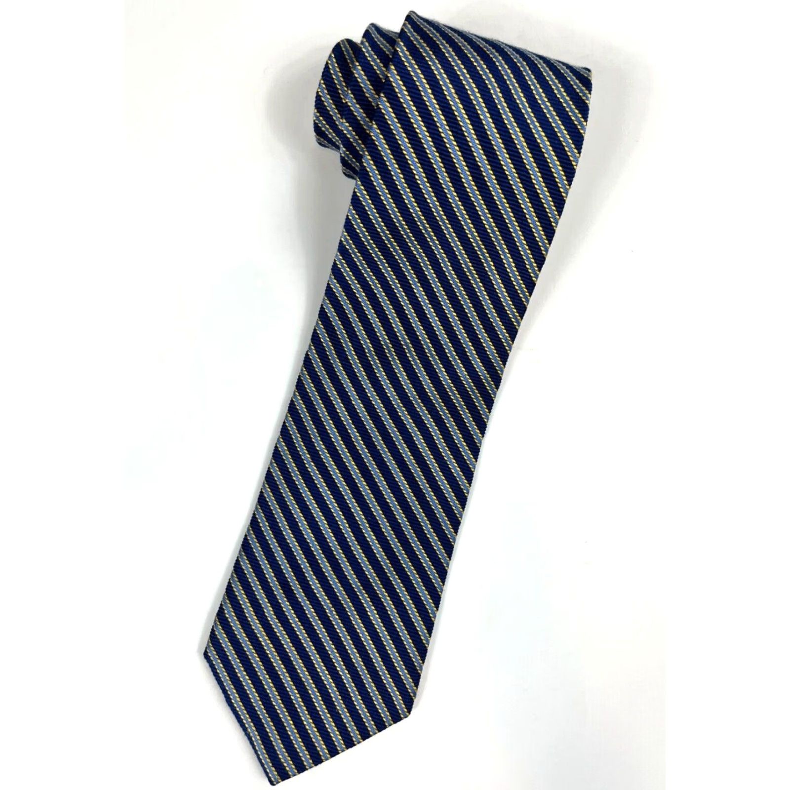 Brooks Brothers Brooks Brothers Makers Silk Tie Striped Men’s Designer Woven in England Made in USA 58.25" 3.75" Blue Size ONE SIZE - 2 Thumbnail