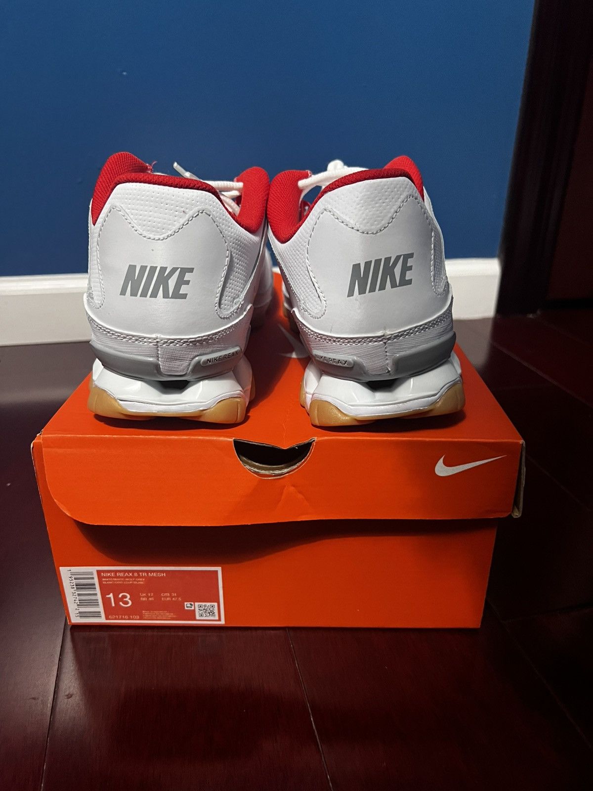 Nike Nike Reax 8 TR ‘White Chile Red’ (Brand New) Size US 13 / EU 46 - 4 Thumbnail
