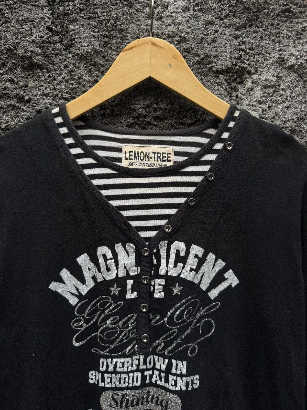Hysteric Glamour Y2K Lemon-tree double layer ifsixwasnine longsleeve Size M / US 6-8 / IT 42-44 - 3 Thumbnail