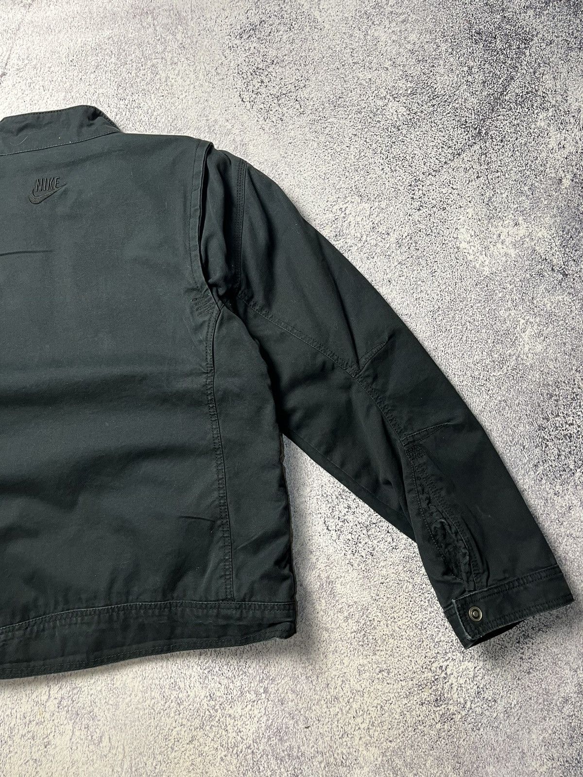 Nike Vintage Nike Denim Jacket omber Rare Pocket Zip Size L/ Size US M / EU 48-50 / 2 - 25 Thumbnail