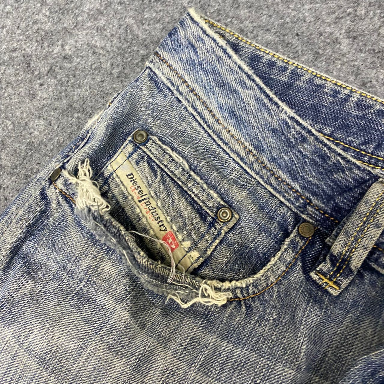 Diesel 💥Best Offer💥Vintage Diesel Industry Distressed Denim Size US 33 - 9 Thumbnail