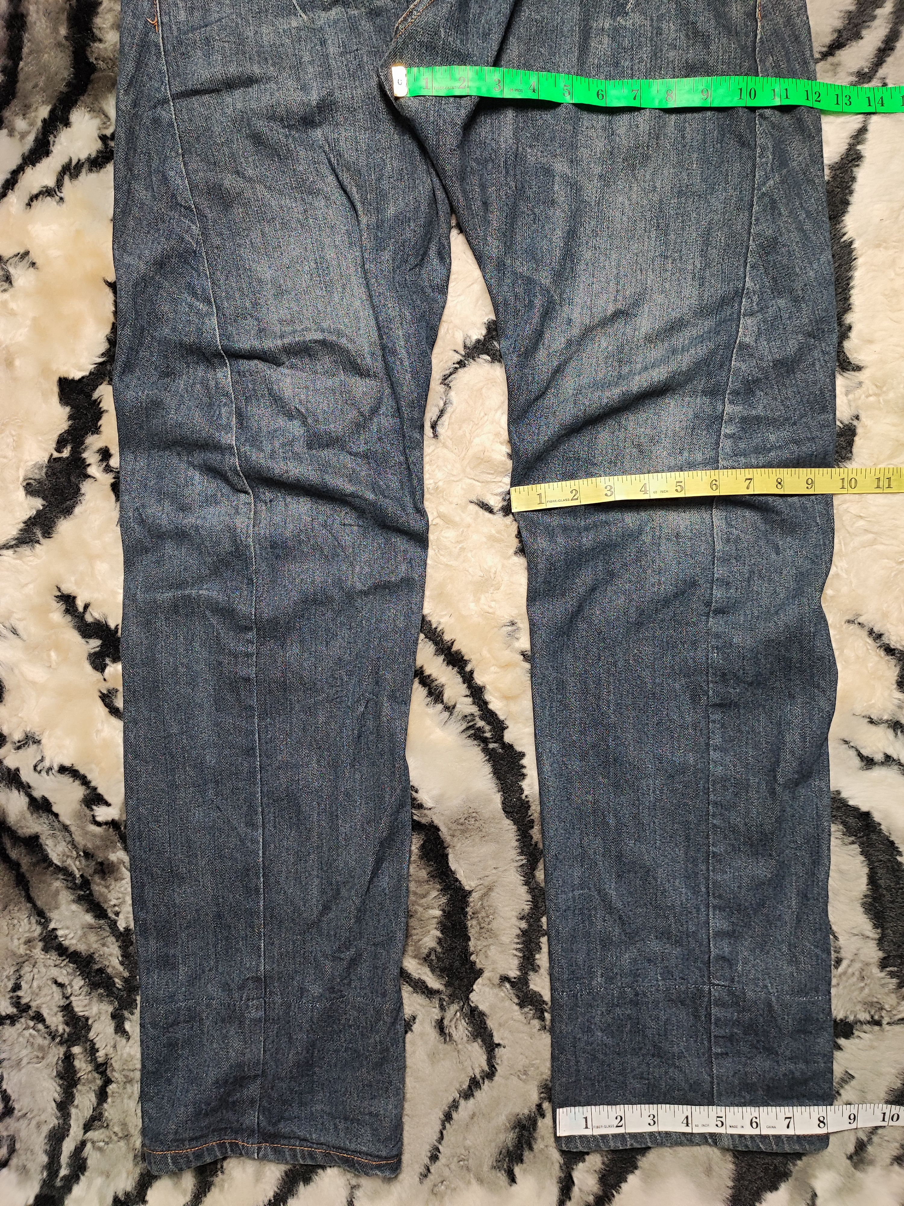 Japanese Brand Double Waist Rimaster Twist Leg Jeans Size US 36 / EU 52 - 4 Thumbnail