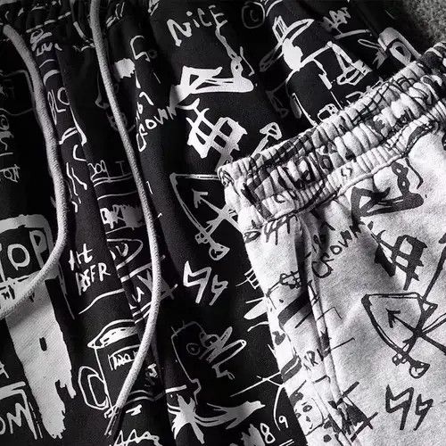 Japanese Brand 20SS Indigo Union Japan Black Blackboard Sweatshorts Size US 32 / EU 48 - 4 Thumbnail