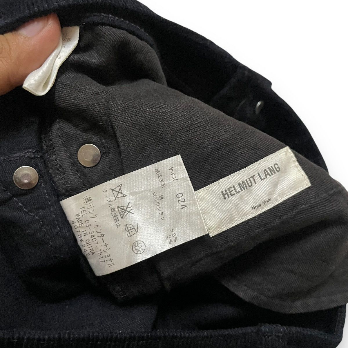 Helmut Lang ORIGINAL SKINNY CURDUROY HELMUT LANG NEW YORK (26×35) Size US 27 - 13 Thumbnail