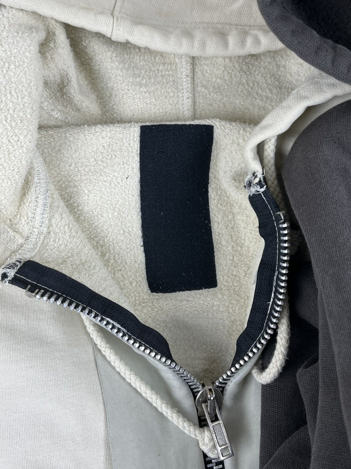 Rick Owens Rick Owens SLAB Layered Leather Bondage Hoodie Size US M / EU 48-50 / 2 - 6 Thumbnail