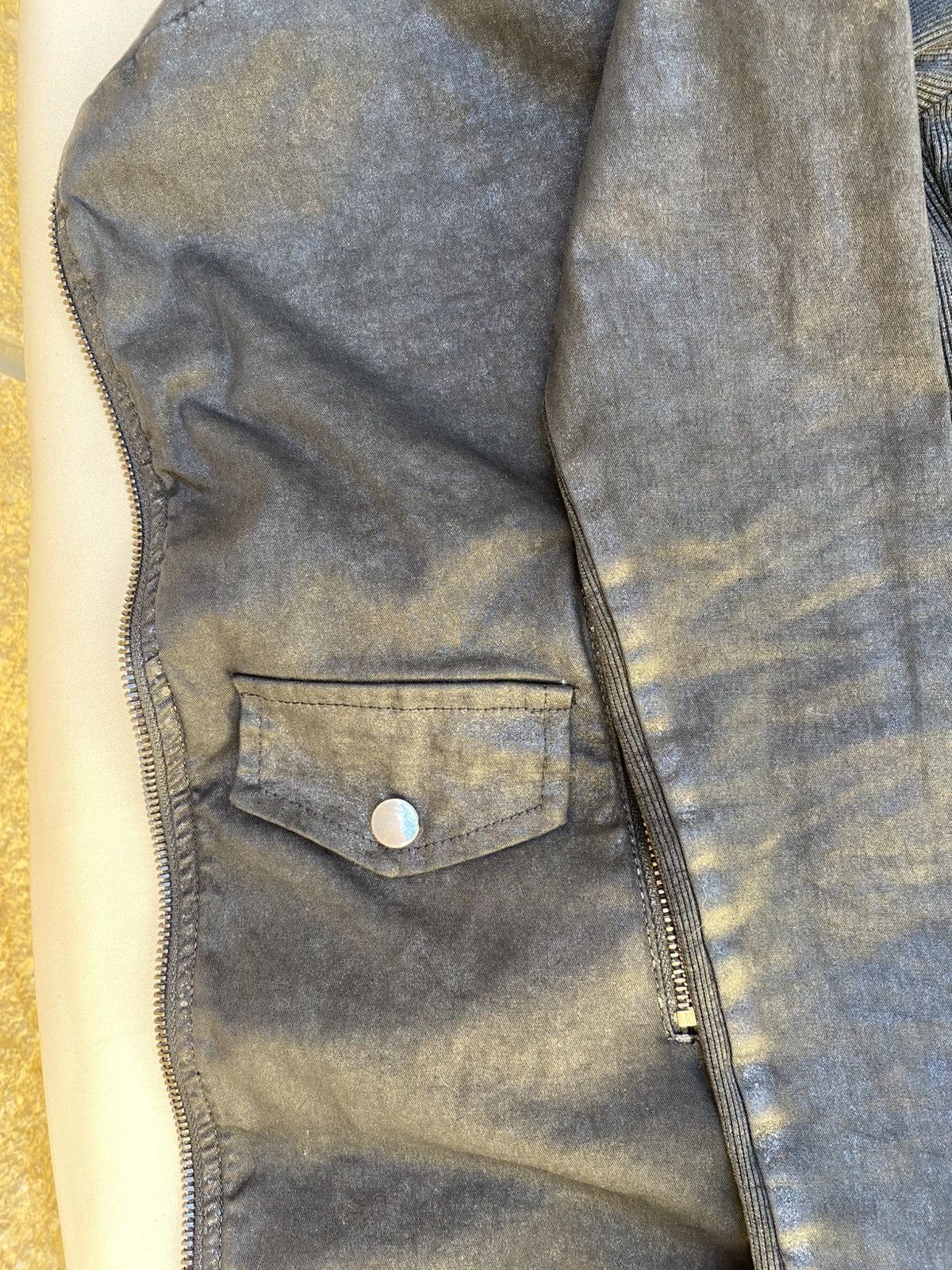 La Haine Inside Us La Haine Inside Us Coated Asymmetric Biker Top Jacket Size S Size S / US 4 / IT 40 - 16 Thumbnail