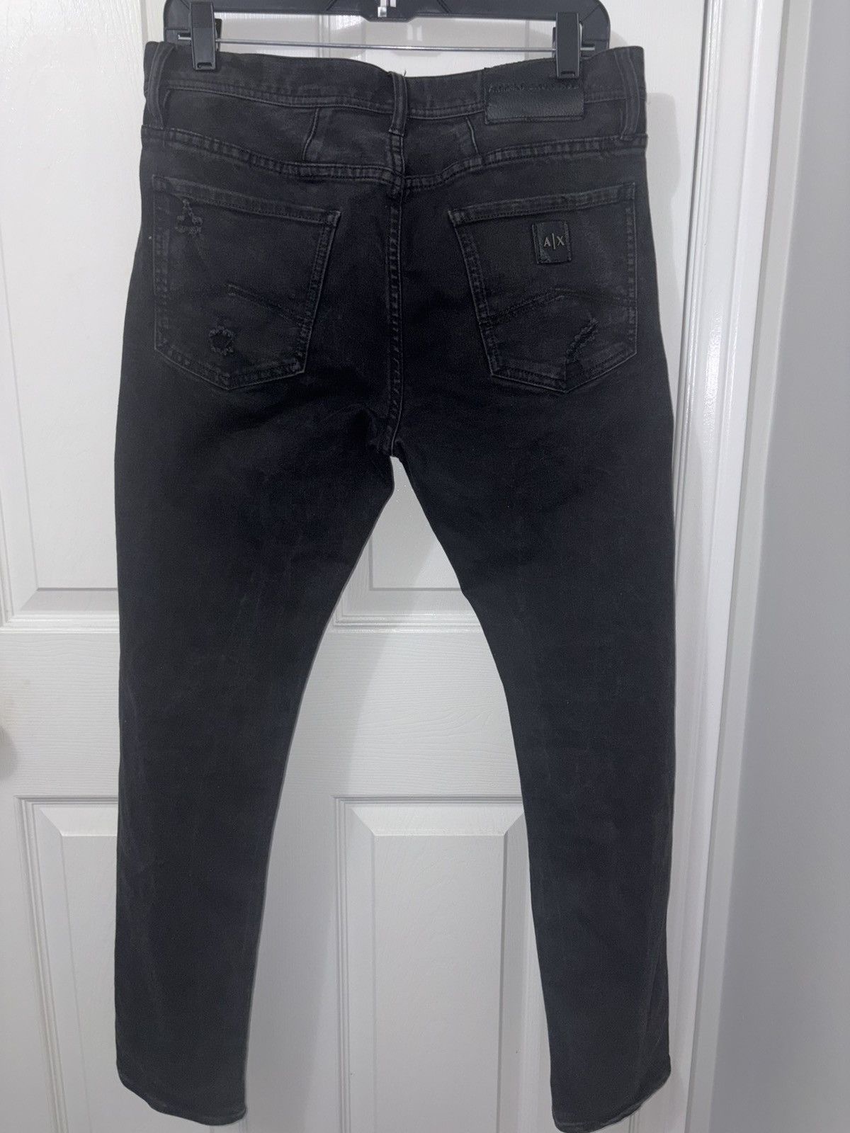 Armani Exchange Armani Exchange Distressed Jeans Size US 33 - 2 Thumbnail