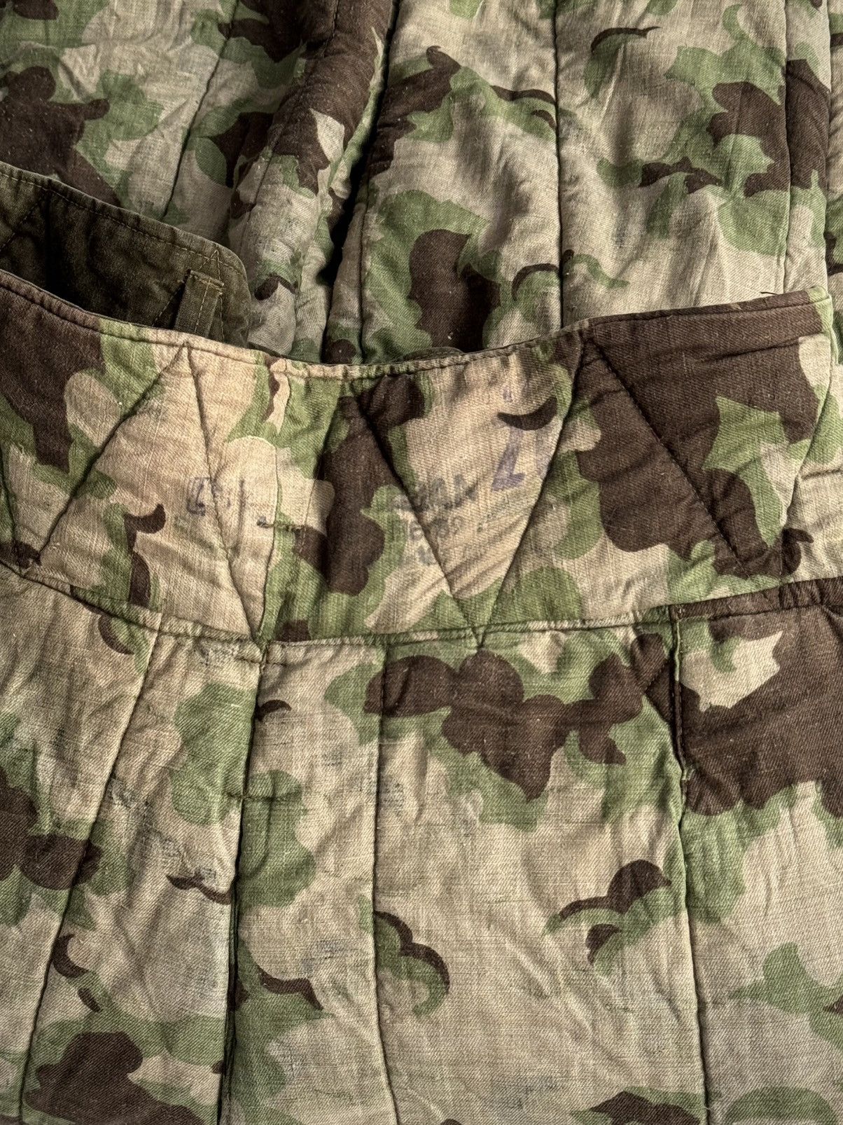 Vintage 1950s Czechoslovakian Air Force Mracky Camo Reversible Pants Size US 32 / EU 48 - 12 Thumbnail