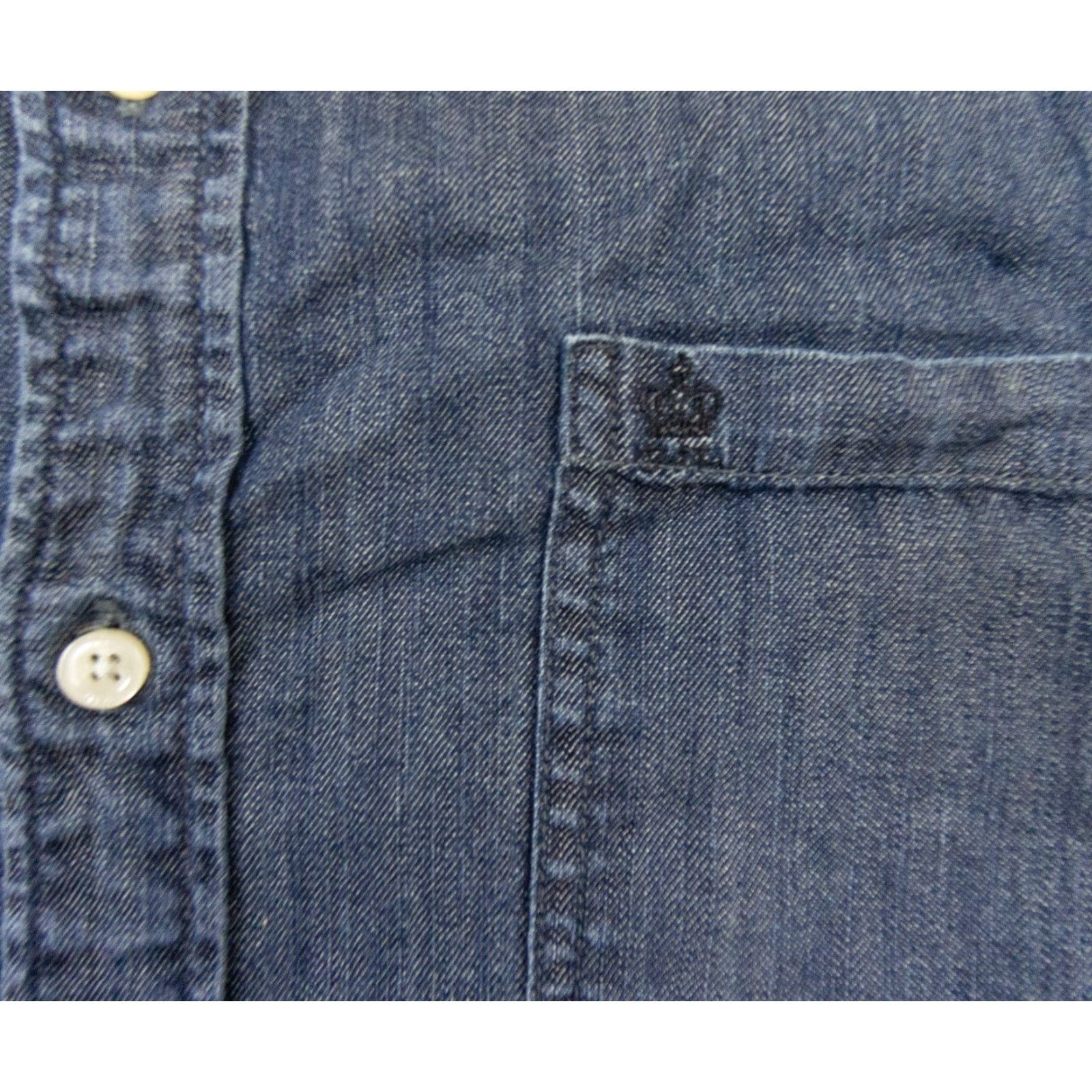 Pepe Jeans VINTAGE Pepe Jeans Men's Denim Shirt Adult XL Long Sleeve Blue Button Up Collared 90s Office Casual Size US XL / EU 56 / 4 - 3 Thumbnail
