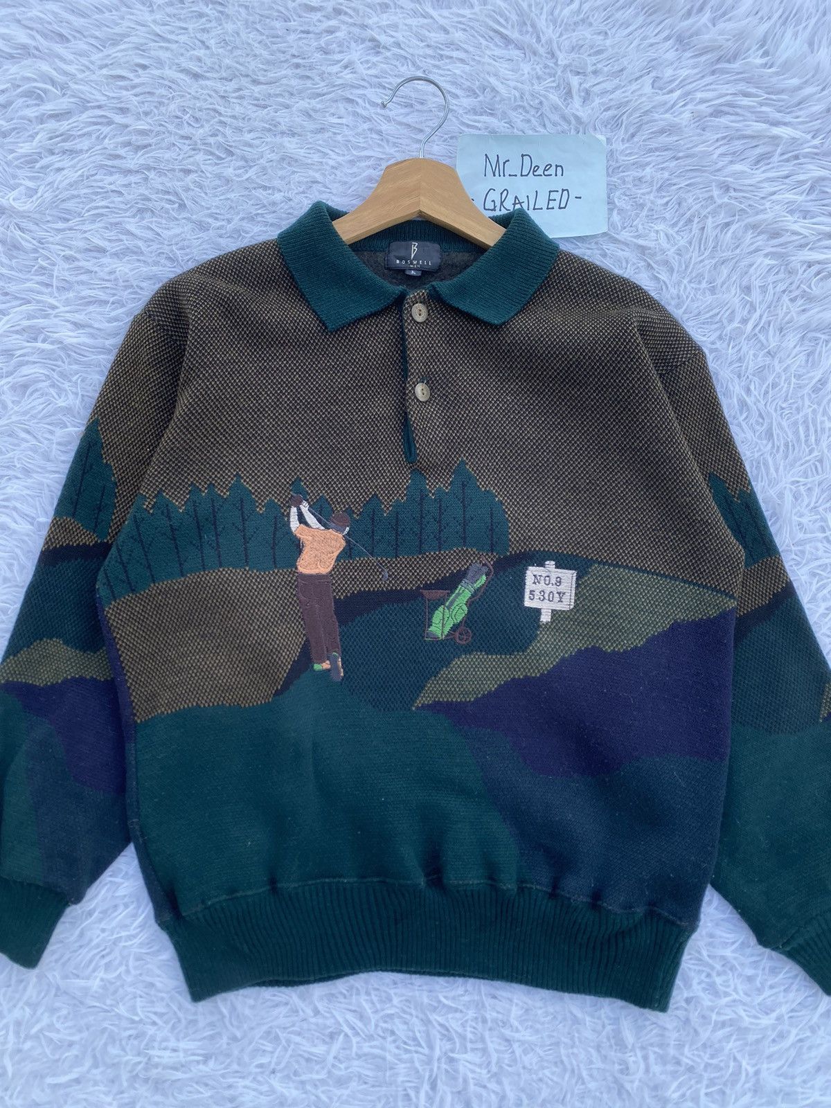 Vintage Rare Vintage Boswell Men Golf Sweater Size US M / EU 48-50 / 2 - 4 Thumbnail