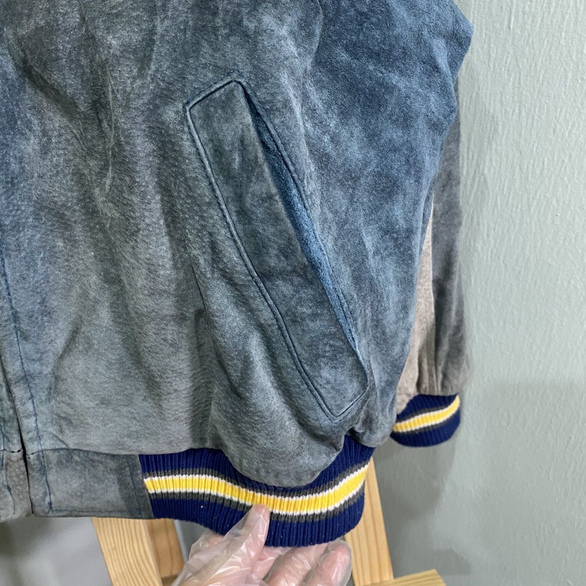 Formula 1 Vintage Williams Renault F1 World Champions Suede Bomber Size US M / EU 48-50 / 2 - 11 Thumbnail