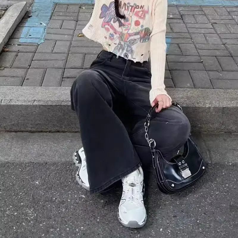 Japanese Brand × Jean Retro loose straight leg high street jeans Size US 32 / EU 48 - 6 Thumbnail