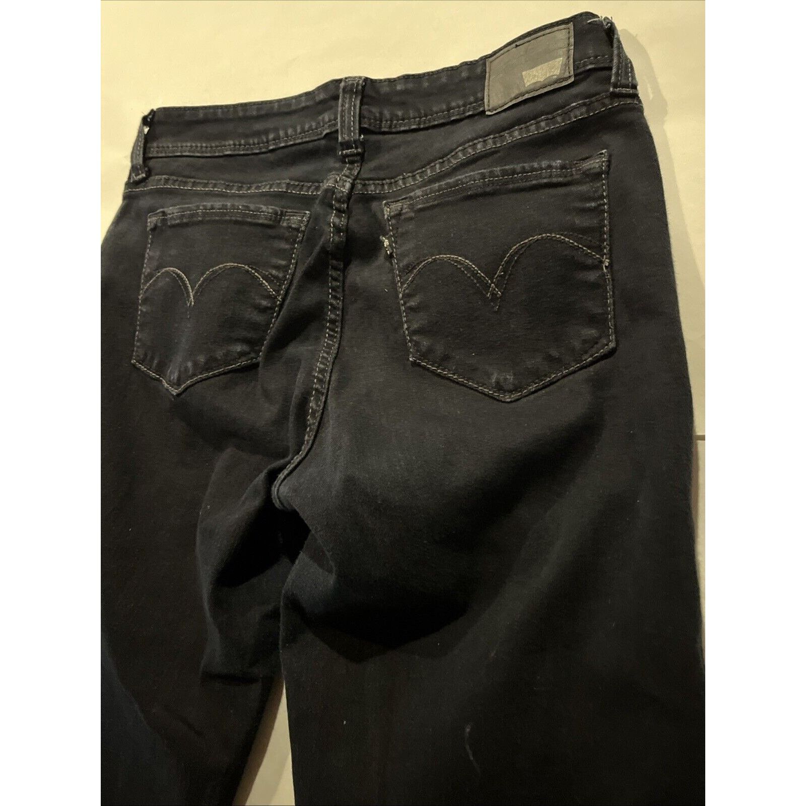 Levi's Levi’s 28x30 Black Denim Bold Curve Skinny Low Rise Jeans Size 28" / US 6 / IT 42 - 16 Thumbnail
