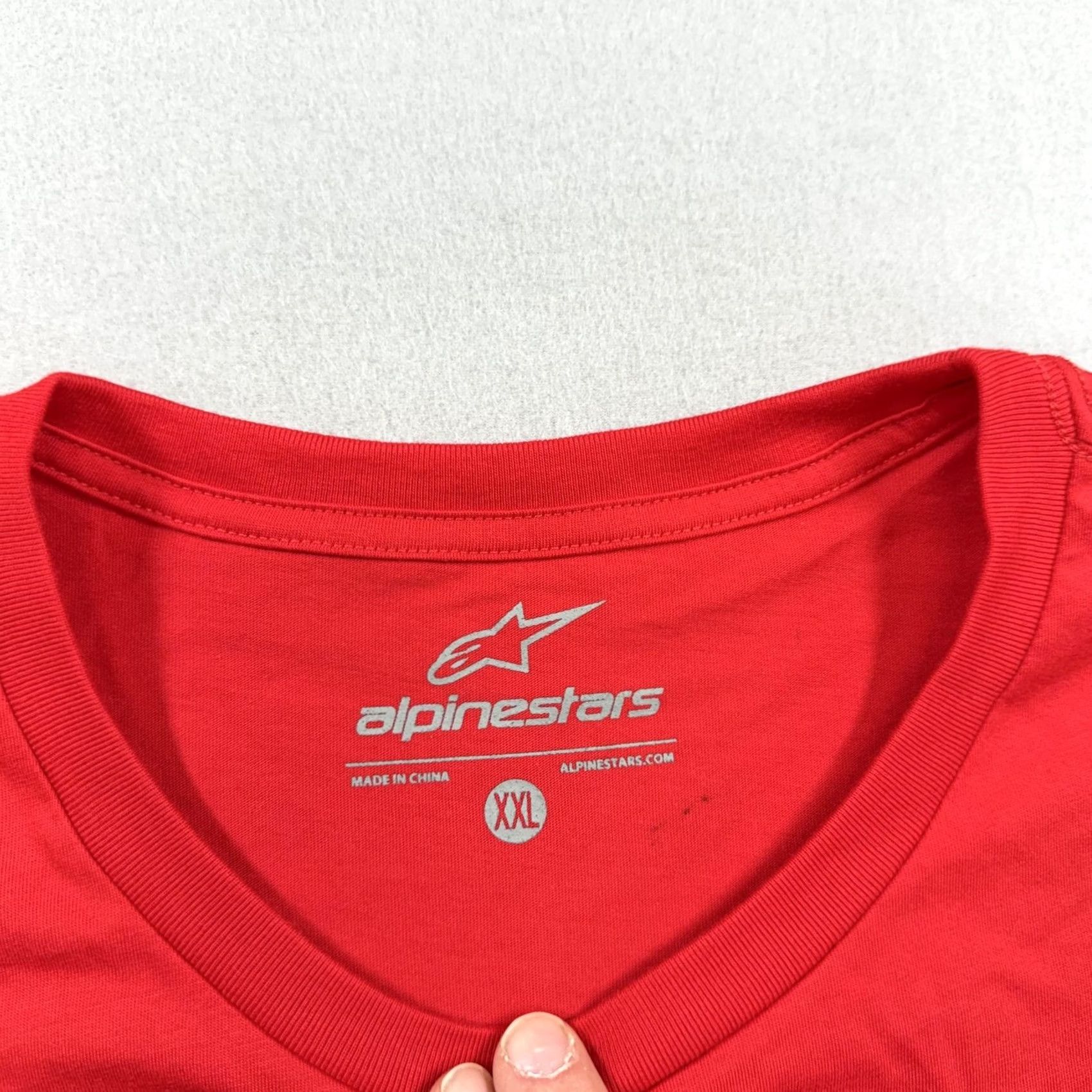 Alpinestars Alpinestars Shirt Mens 2XL Red Graphic Tee Logo Short Sleeve Crew Neck Size US XXL / EU 58 / 5 - 4 Thumbnail