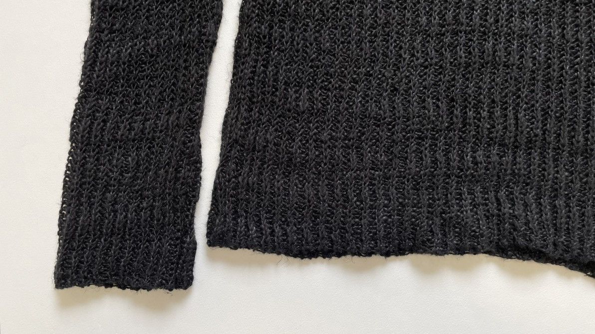 Dries Van Noten ‘Milla’ Black Cobweb Weave Sweater Size US M / EU 48-50 / 2 - 14 Thumbnail
