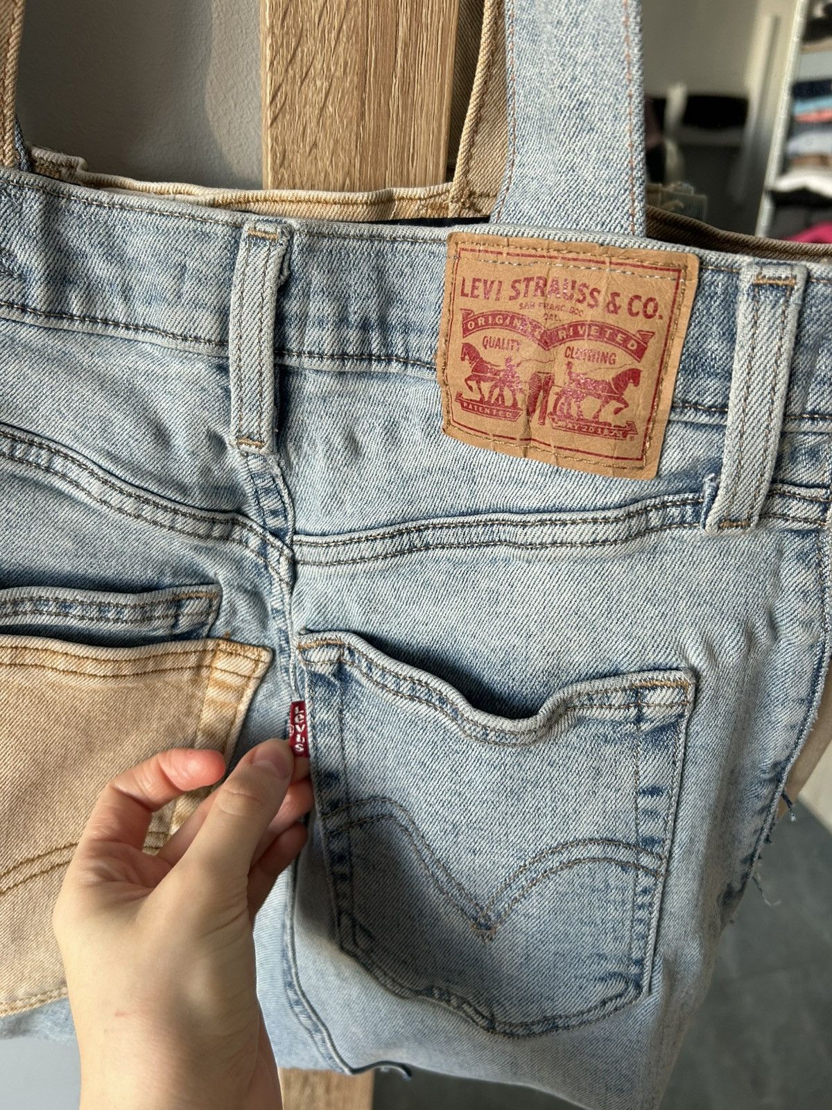 Grailed × Handmade × Levi's Rework bag Levi’s levis handmade jeans vintage rare denim Size ONE SIZE - 8 Thumbnail