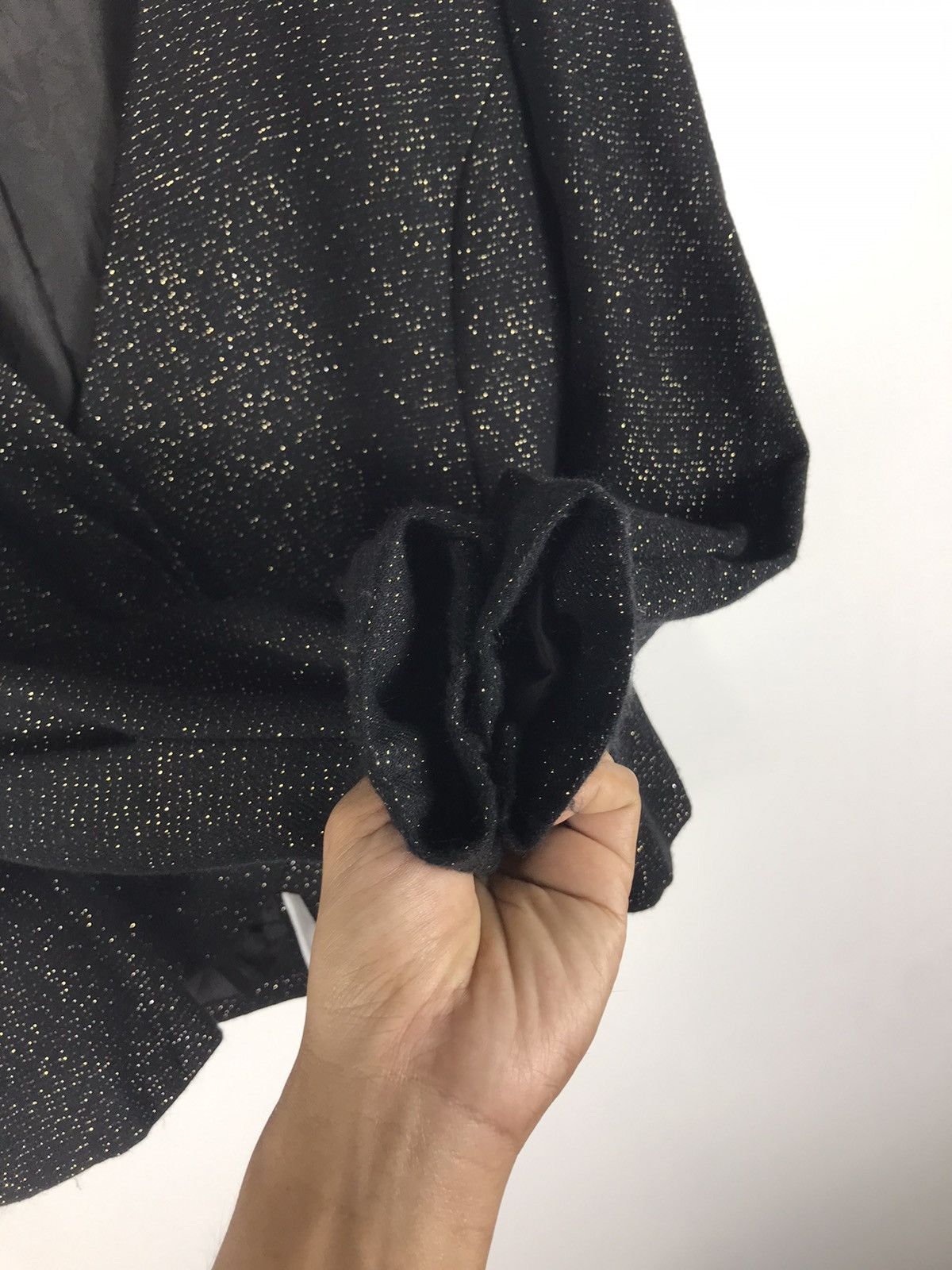 Vintage 🔥Nice Design Lanificio Ferrarin Italy Cropped Coat Jacket Size S / US 4 / IT 40 - 6 Thumbnail