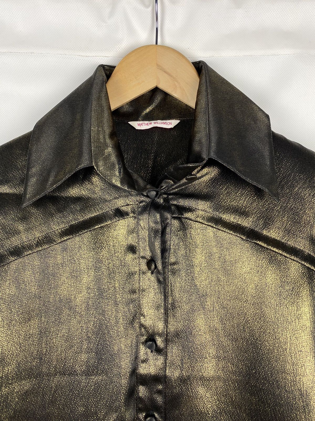 Designer × Matthew Williamson Matthew Williamson ladies long sleeve button up shirt blouse Size M / US 6-8 / IT 42-44 - 8 Thumbnail