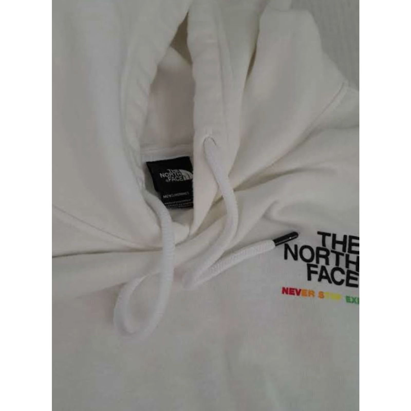 The North Face VINTAGE North Face Sweatshirt Hooded Logo White Large Unisex Adults Regular Cotton Canvas Pullover Outdoor Size US L / EU 52-54 / 3 - 6 Thumbnail