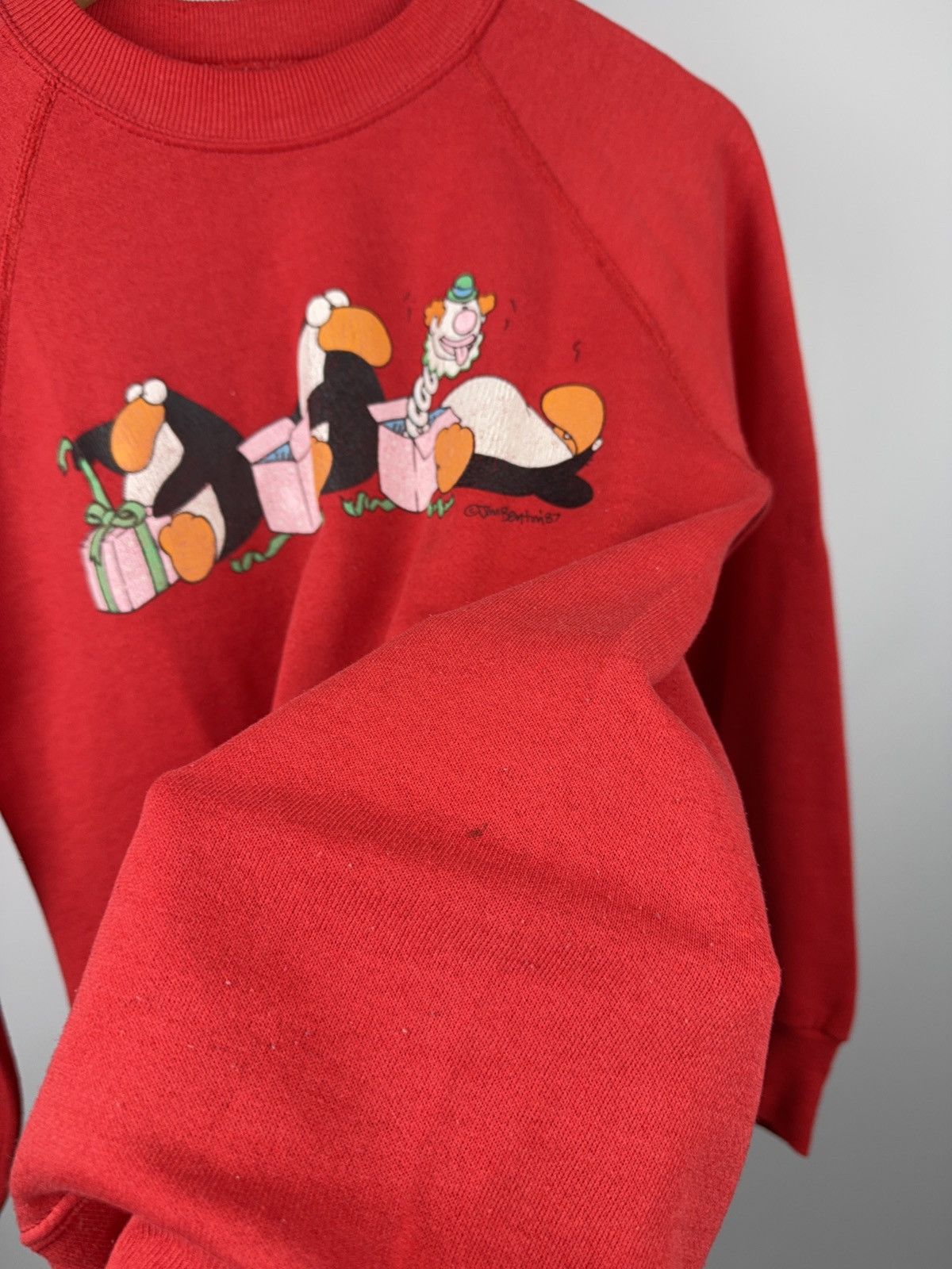 Vintage Retro Vintage 1987 Penguin Graphic Sweatshirt USA Crewneck Size US S / EU 44-46 / 1 - 8 Thumbnail