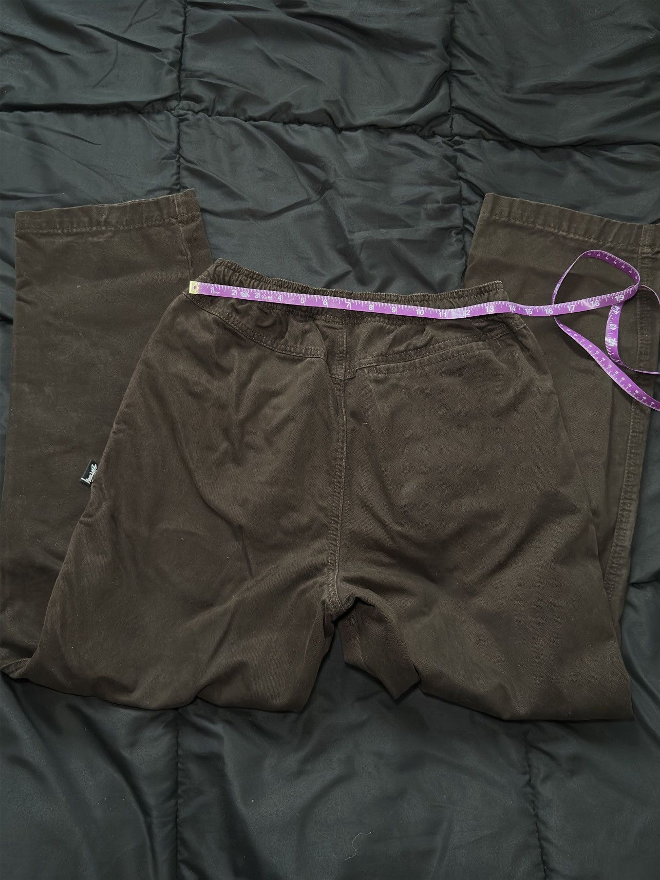 Stussy Stussy Brown Brushed Beach Pants Size US 30 / EU 46 - 4 Thumbnail