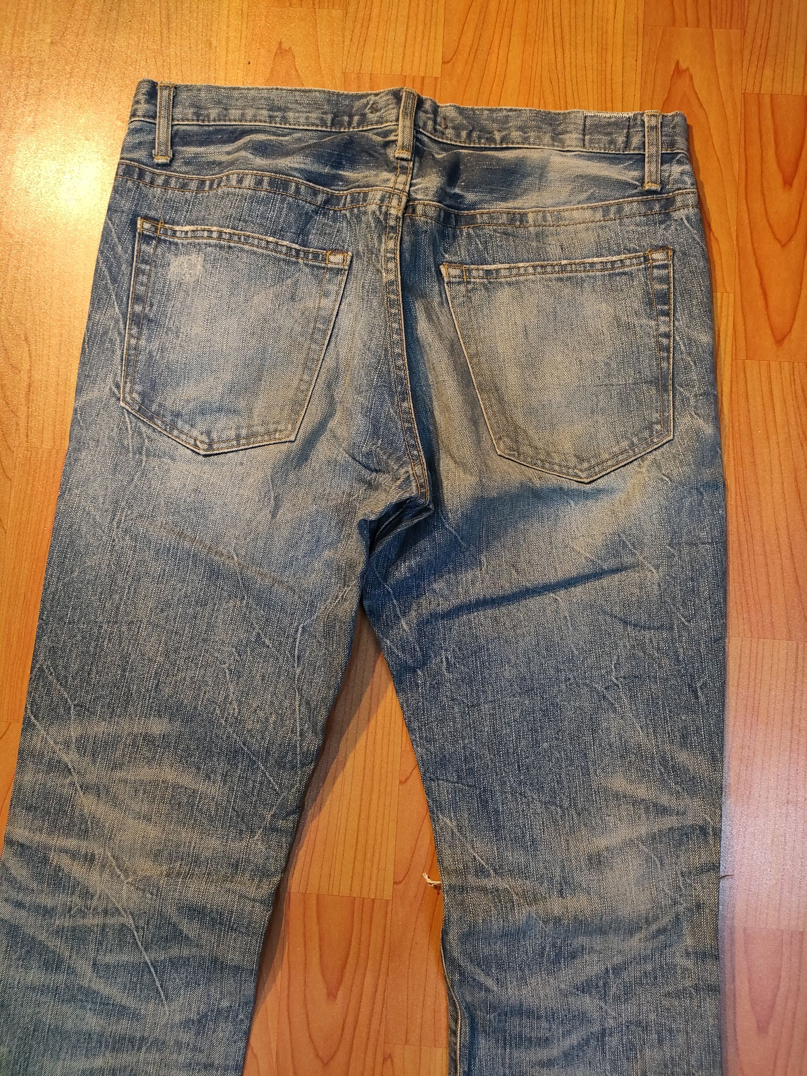 Blue Blue Japan × If Six Was Nine Distressed Blueway Japanese Brand Jeans Size US 32 / EU 48 - 2 Thumbnail