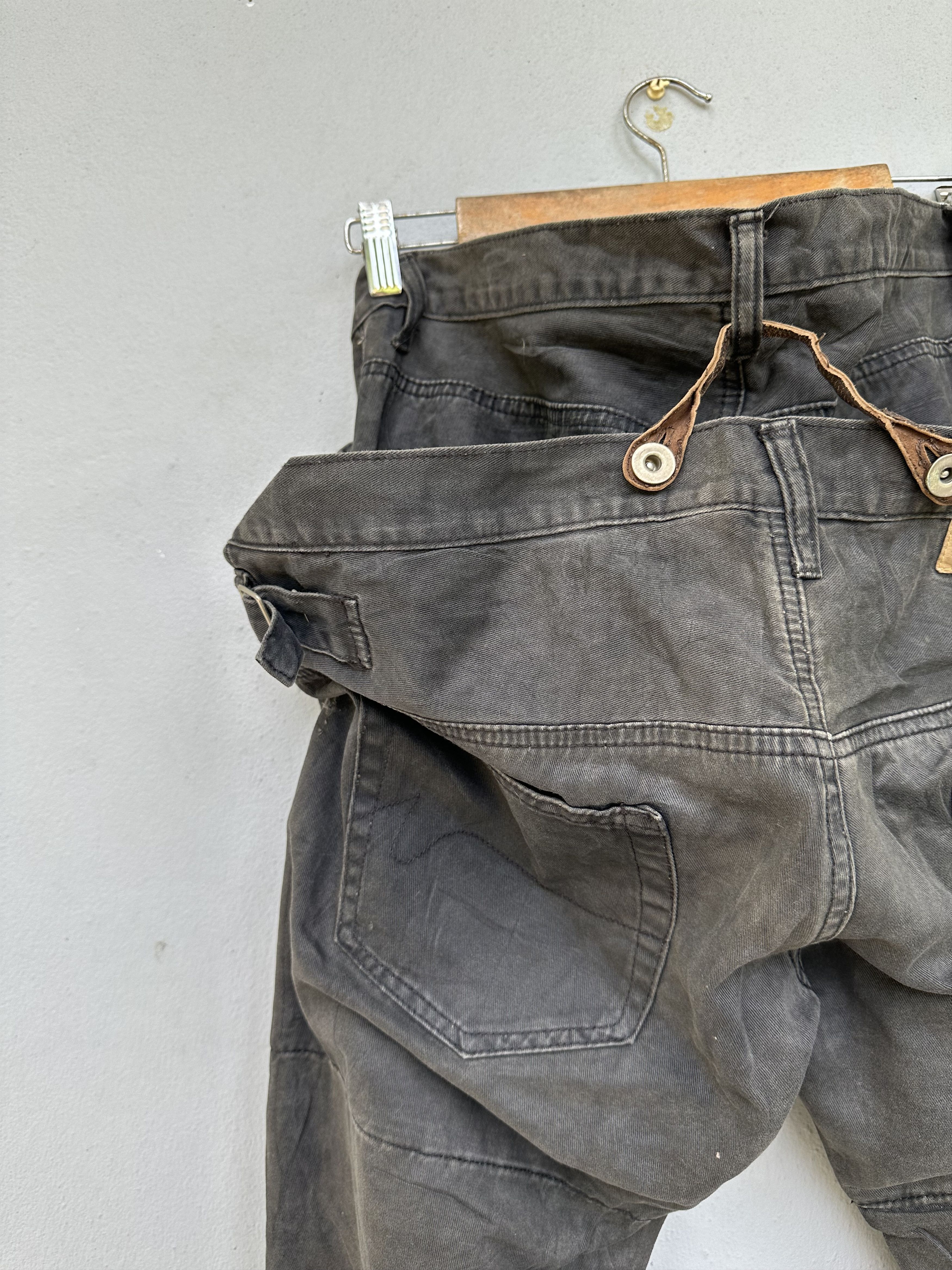 Japanese Brand Rare Savignac De Denim Double Waist Seditionaries Distressed Size US 32 / EU 48 - 18 Thumbnail