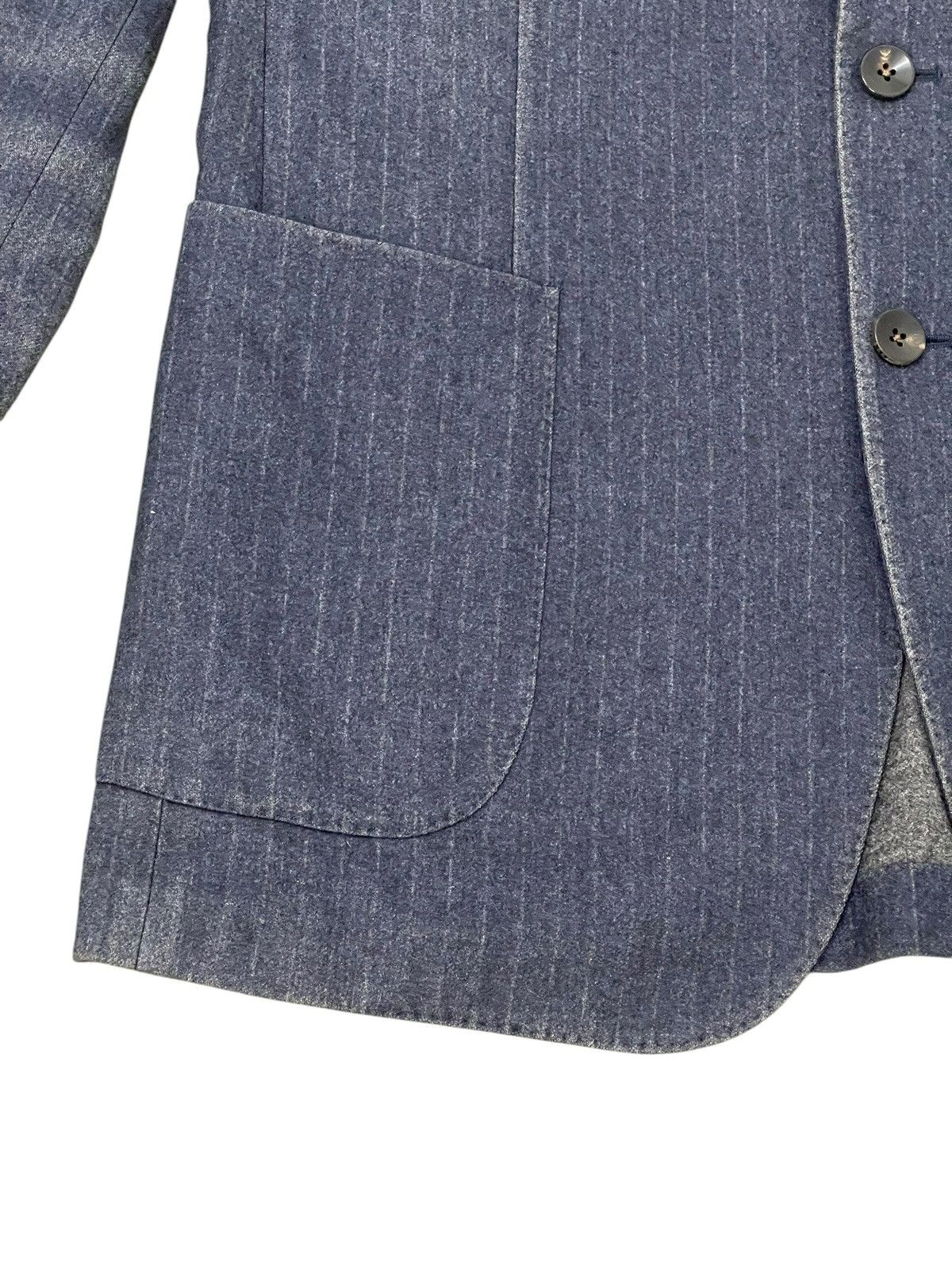 Boglioli Chore Jacket Boglioli Italy Wool Faded Striped 6🟩7 Size US M / EU 48-50 / 2 - 6 Thumbnail