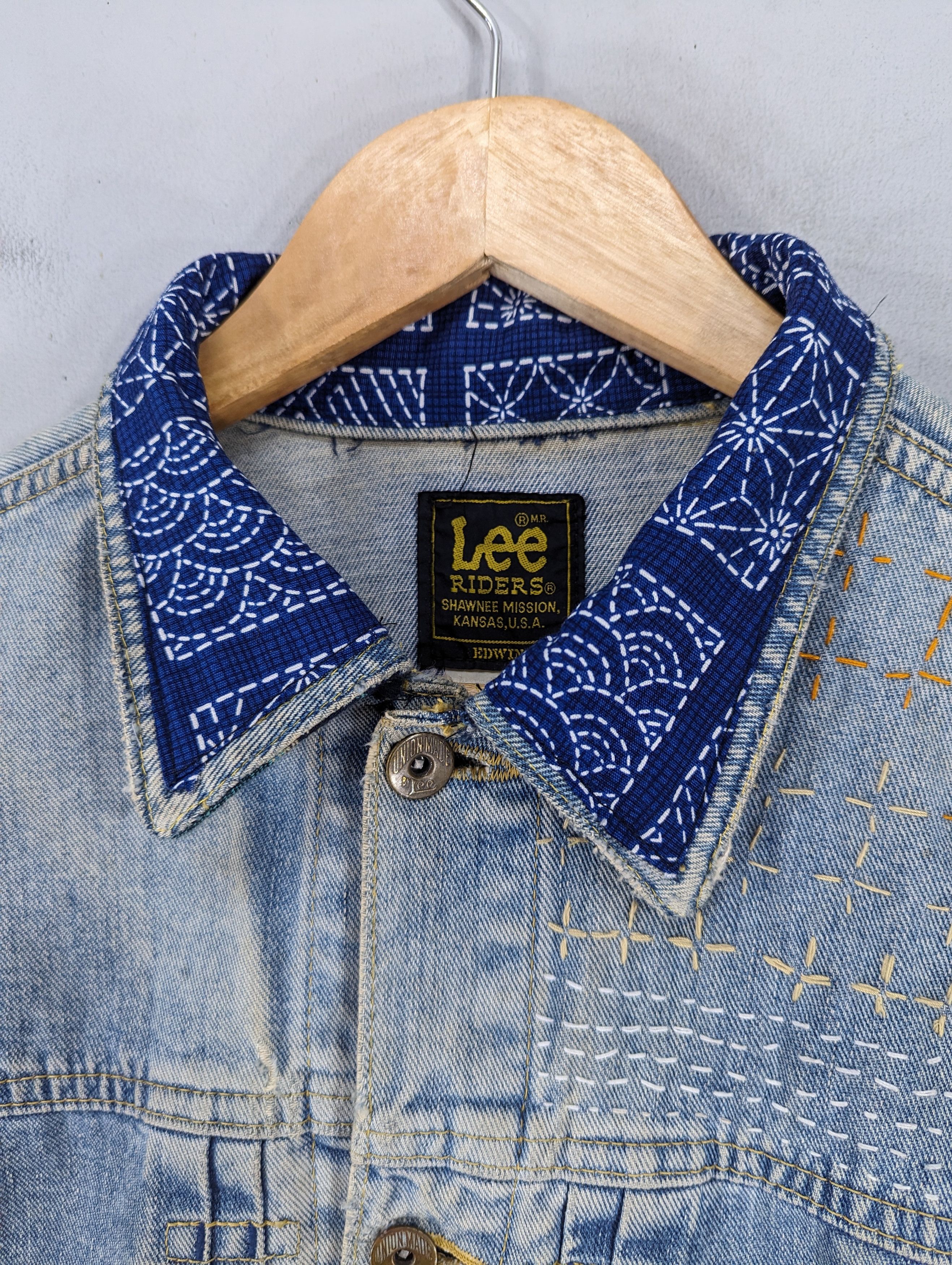Lee 🔥1 Of 1 Custom Lee X Army Sleeve Denim Jacket Distressed Size US M / EU 48-50 / 2 - 9 Thumbnail