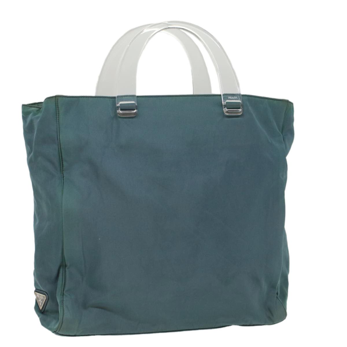 image of Prada Hand Bag Nylon Light Blue Auth Cl773, Women's