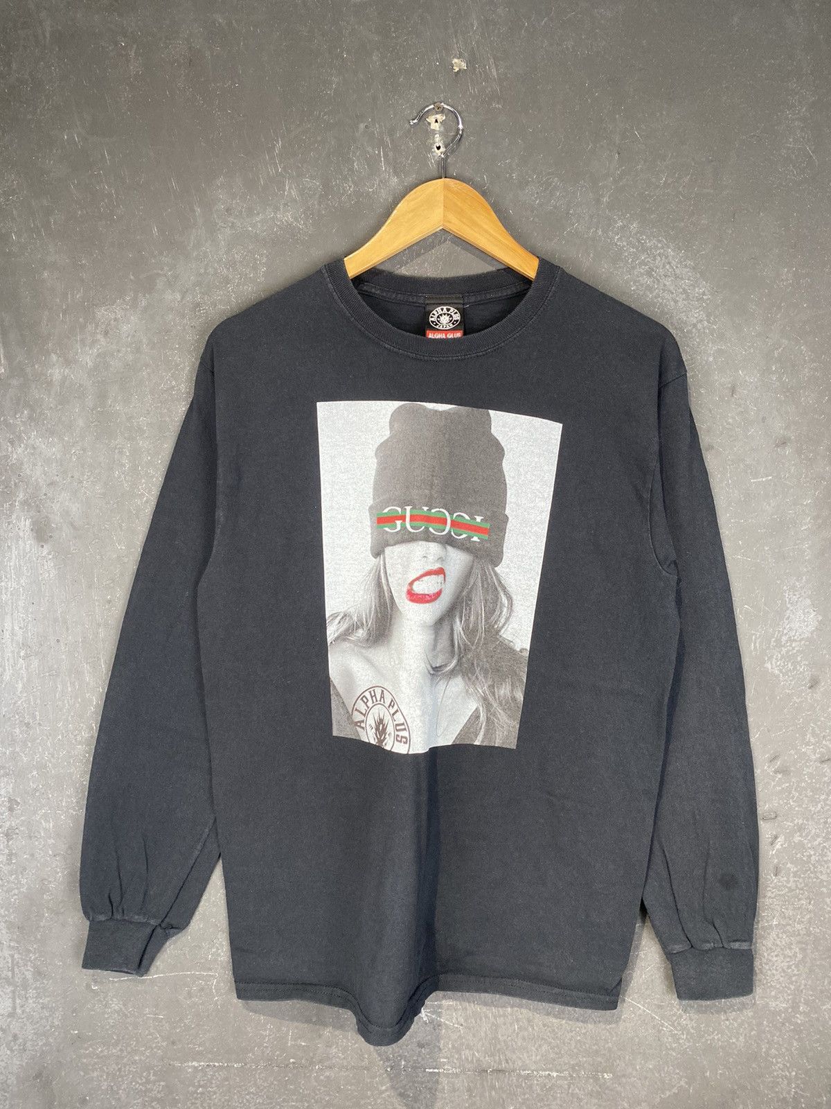 Japanese Brand Alpha Plus Japan Gucci Parody Tee Size US M / EU 48-50 / 2 - 2 Thumbnail