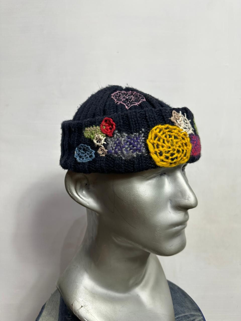 Handmade Custom Nice Design Art Beanie Hats Size ONE SIZE - 2 Thumbnail