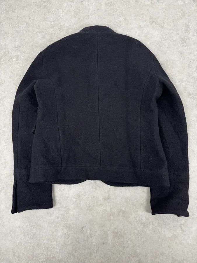 John Galliano AW2018 John Galliano Black Buttoned Wool Classy Jacket Size 42R - 4 Thumbnail