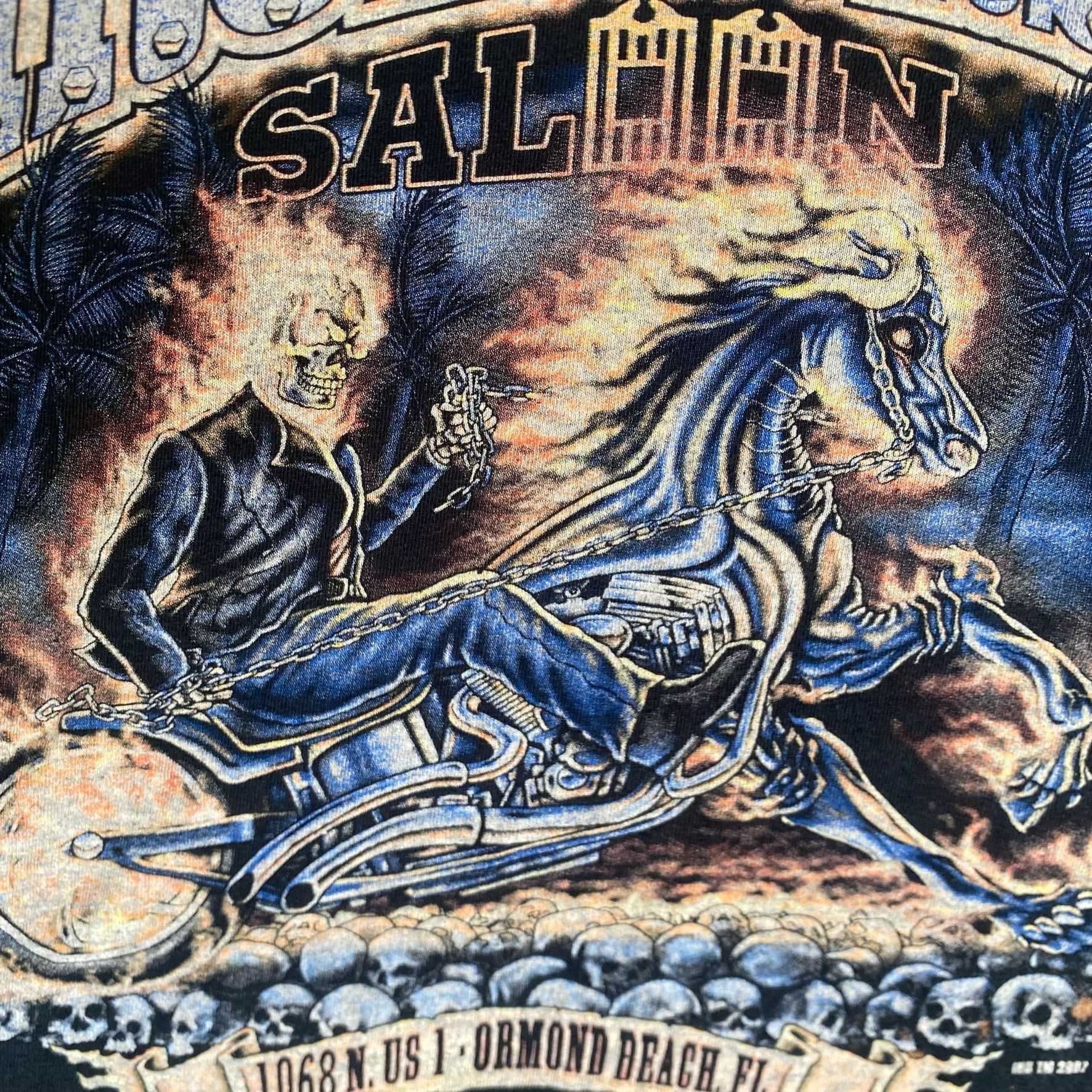 Vintage Vintage Y2K Iron Horse Saloon Shirt Biker Motorcycle Tee Size US L / EU 52-54 / 3 - 4 Thumbnail