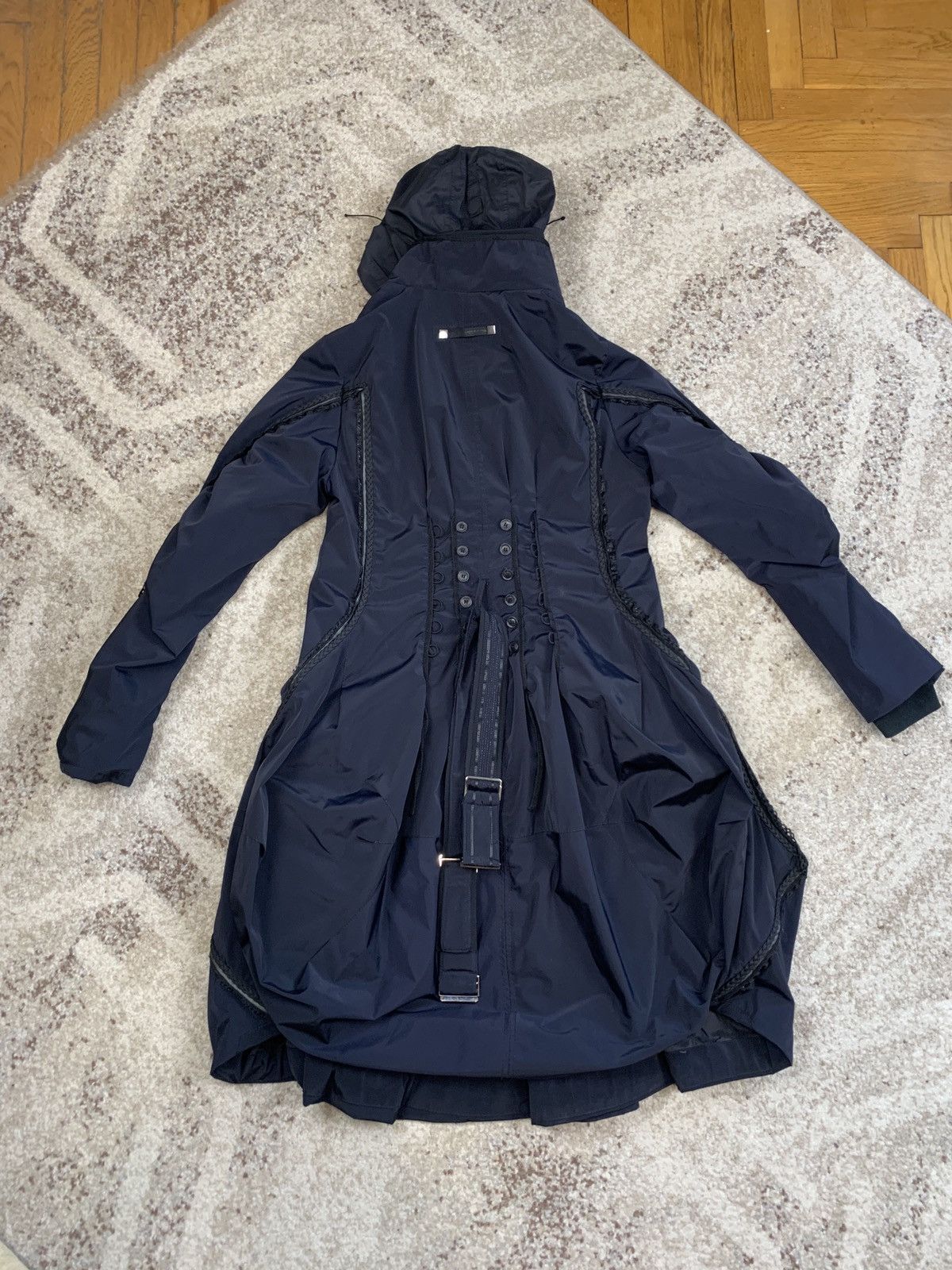 Marithe + Francois Girbaud MARITHE FRANÇOIS GIRBAUD Avant Garde Dress RainCoat Size M / US 6-8 / IT 42-44 - 7 Thumbnail