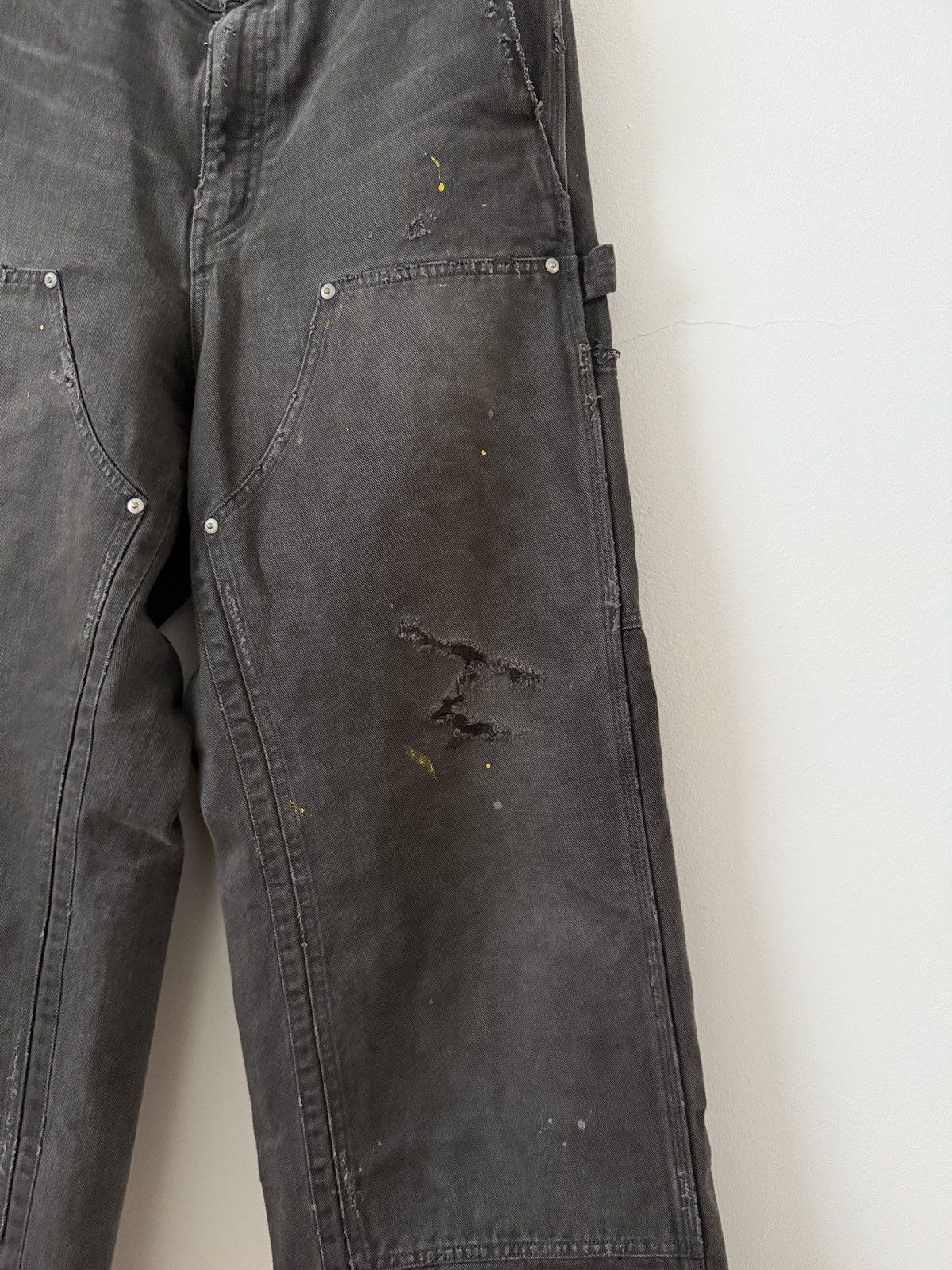 Vuja De Gunther Destroyed Double-Knee Pants Size US 33 - 6 Thumbnail