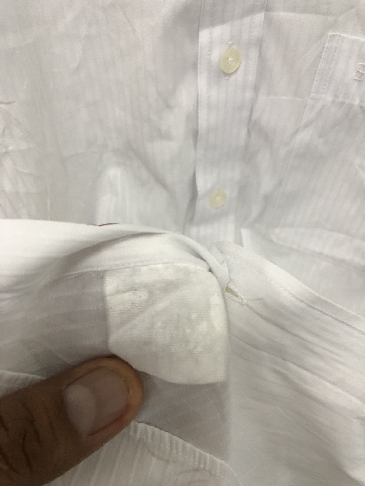 Balenciaga BALENCIAGA LINEN WHITE BUTTON UP Size US L / EU 52-54 / 3 - 6 Thumbnail